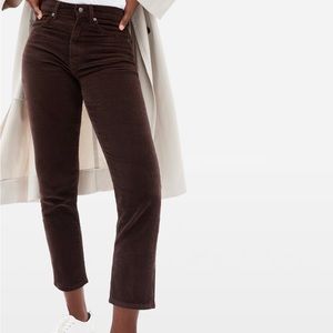 Everlane The Cheeky Straight Corduroy